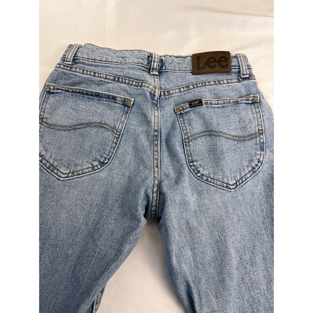 VTG 90s Lee Jeans Relaxed Fit Light Wash Denim Fade Rugged Heritage Men's 28x32